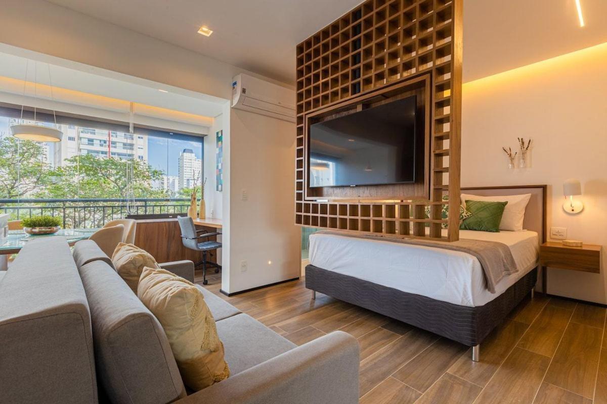 Easy Star - Luxuoso Studio No Coracao Do Campo Belo - Hc01H Apartment Sao Paulo Exterior photo