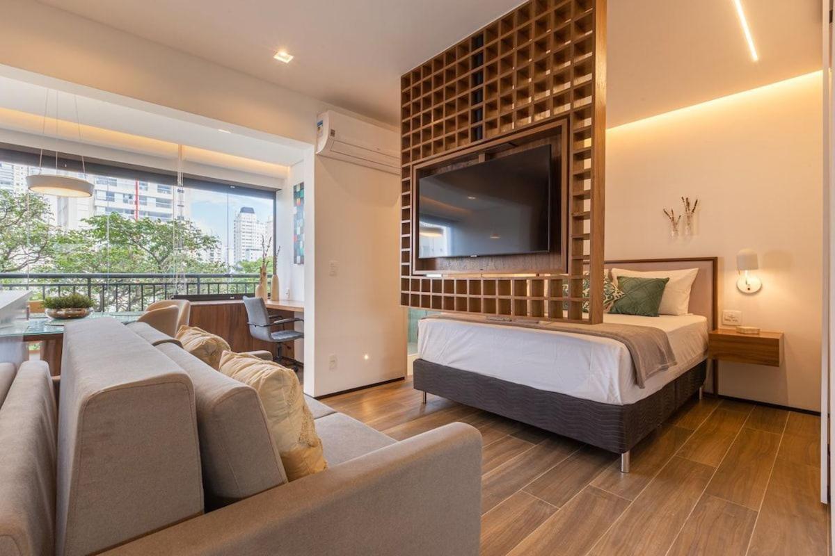 Easy Star - Luxuoso Studio No Coracao Do Campo Belo - Hc01H Apartment Sao Paulo Exterior photo